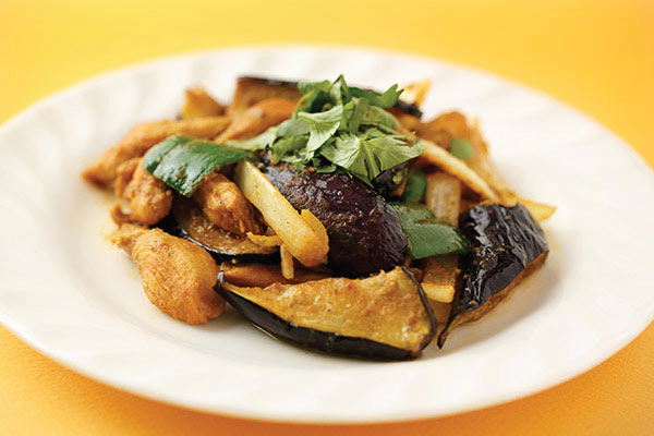 Chicken with Eggplant